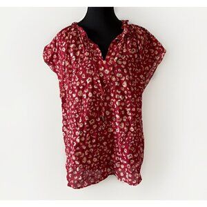 Good Hart by Matilda Jane Floral Blouse Top Women’s Medium Boho Peasant Romantic